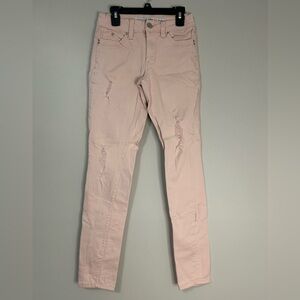 Stylish Distressed YMI Light Pink Jeans, Size 1